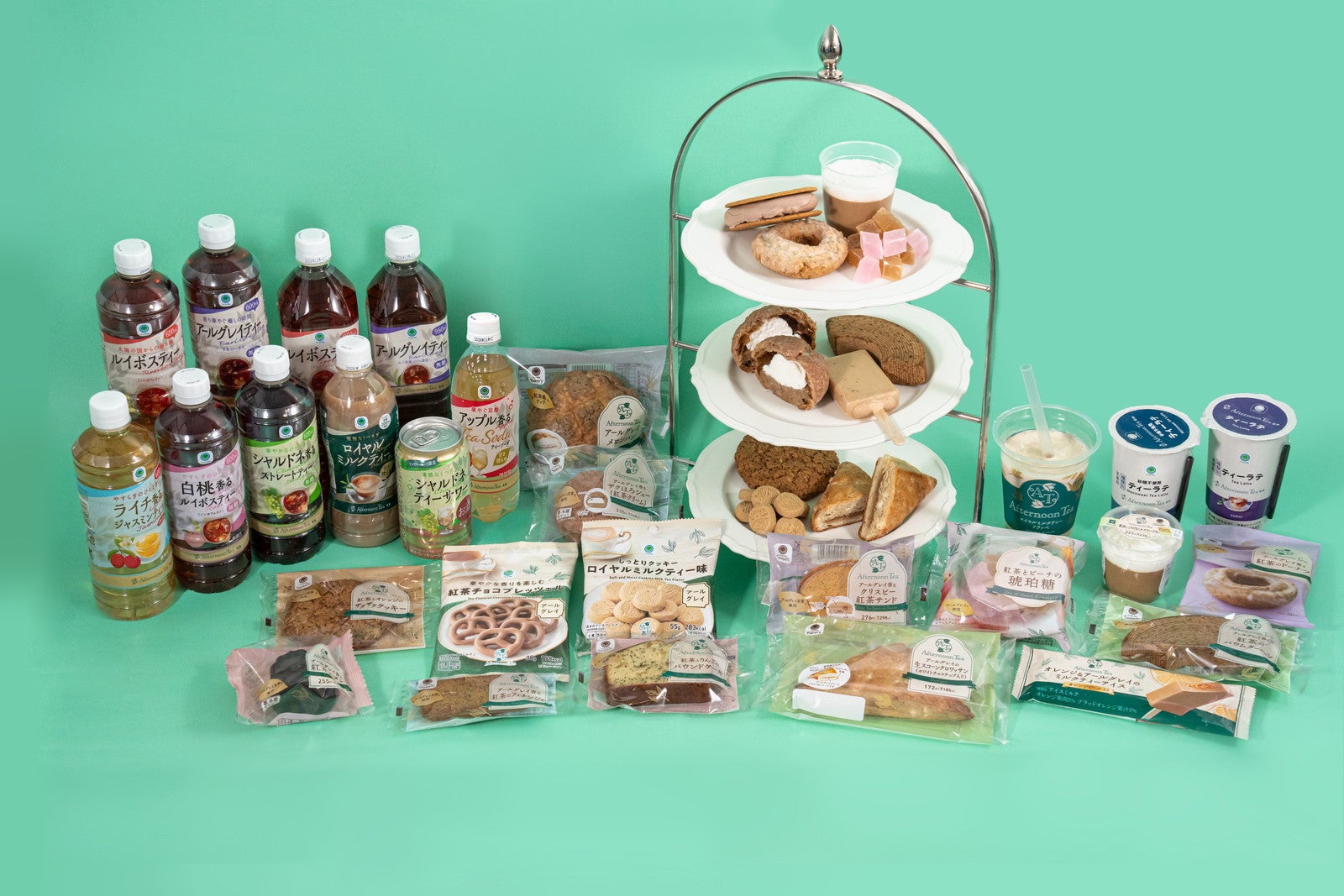 ファミマ×「Afternoon Tea」コラボ、過去最多28品同時展開 シュークリームや琥珀糖まで自信作揃い