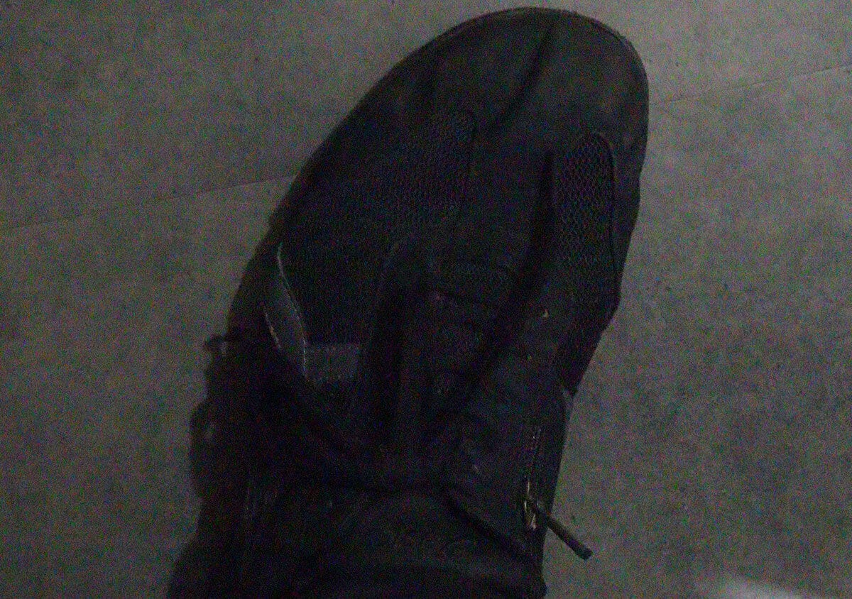 防災用インソール　使用例