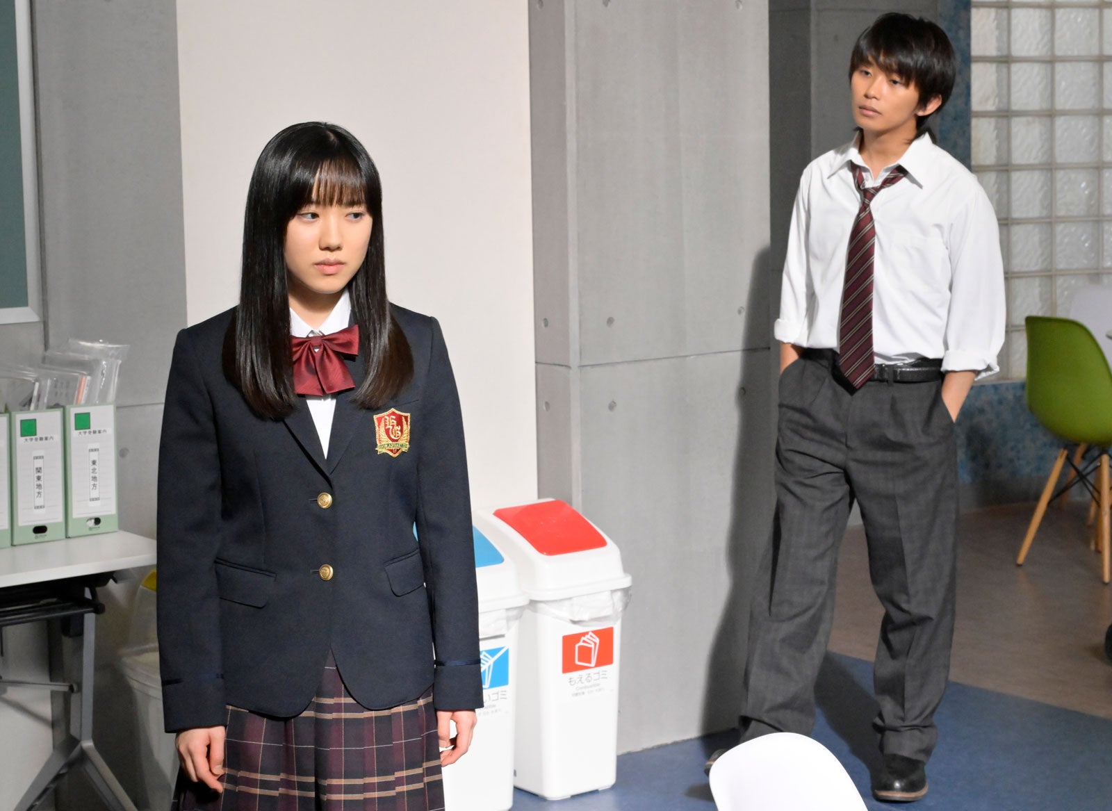 芦田愛菜、加藤清史郎「最高の教師 1年後、私は生徒に■された」第6話より（C）日本テレビ