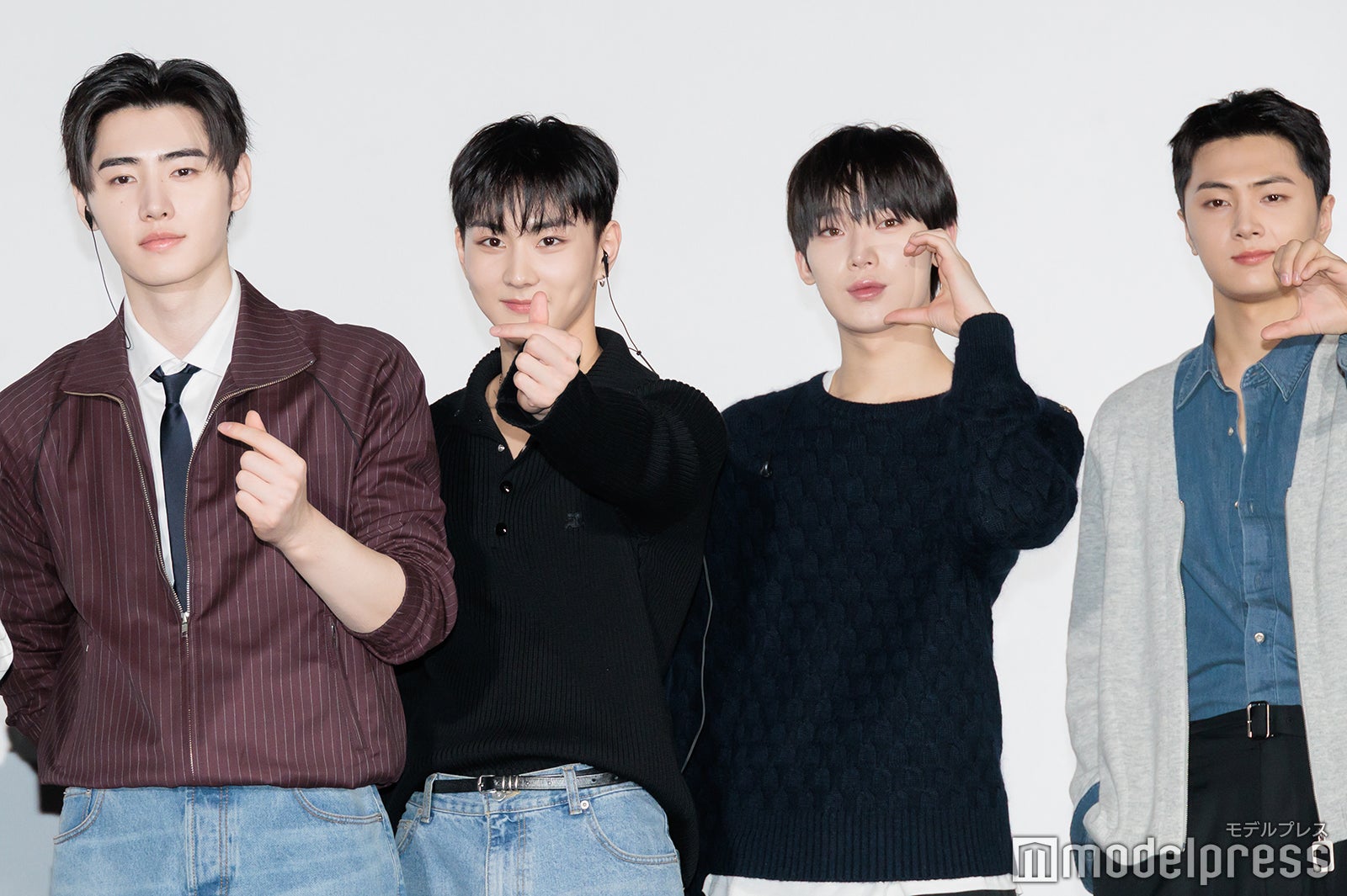 SUNGHOON、JUNGWON、SUNOO、JAY（C）モデルプレス