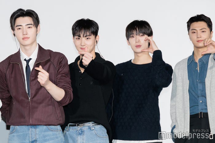 SUNGHOON、JUNGWON、SUNOO、JAY(C)モデルプレス
