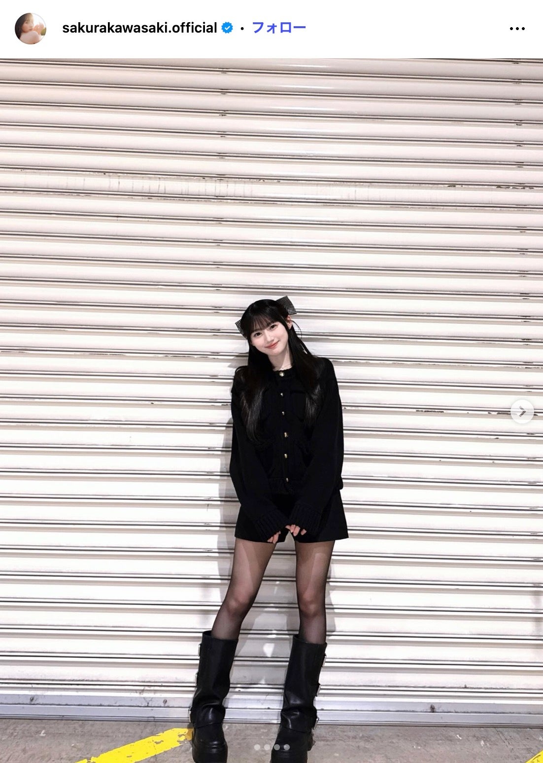 川崎桜Instagramより