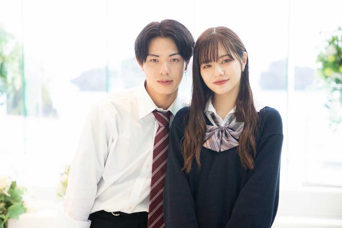 流稜太、石川涼楓「今日、好きになりました。-卒業編2021-」(C)AbemaTV, Inc.