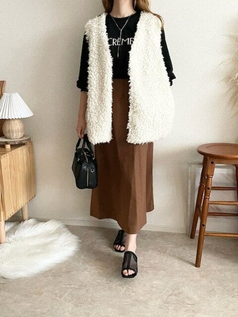 秋先取りコーデ　秋コーデ