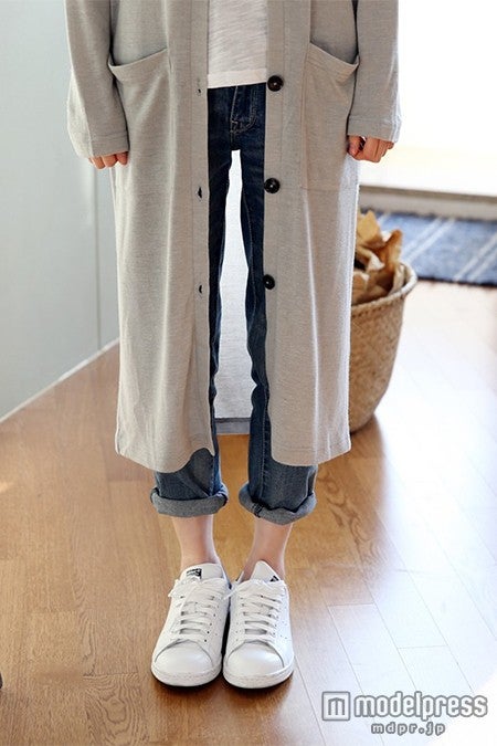 スーパーロング丈ニットカーディガン「and Me...」2,590円（税込）