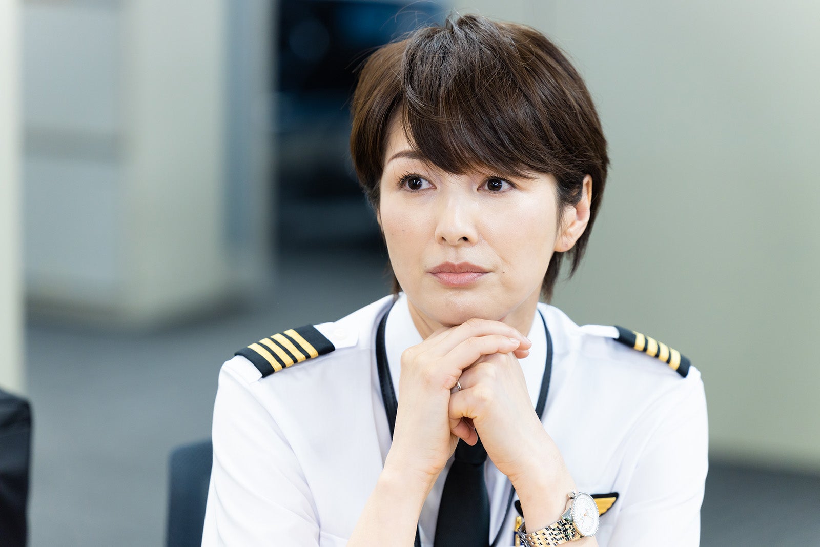 吉瀬美智子／「NICE FLIGHT」第3話より（C）テレビ朝日