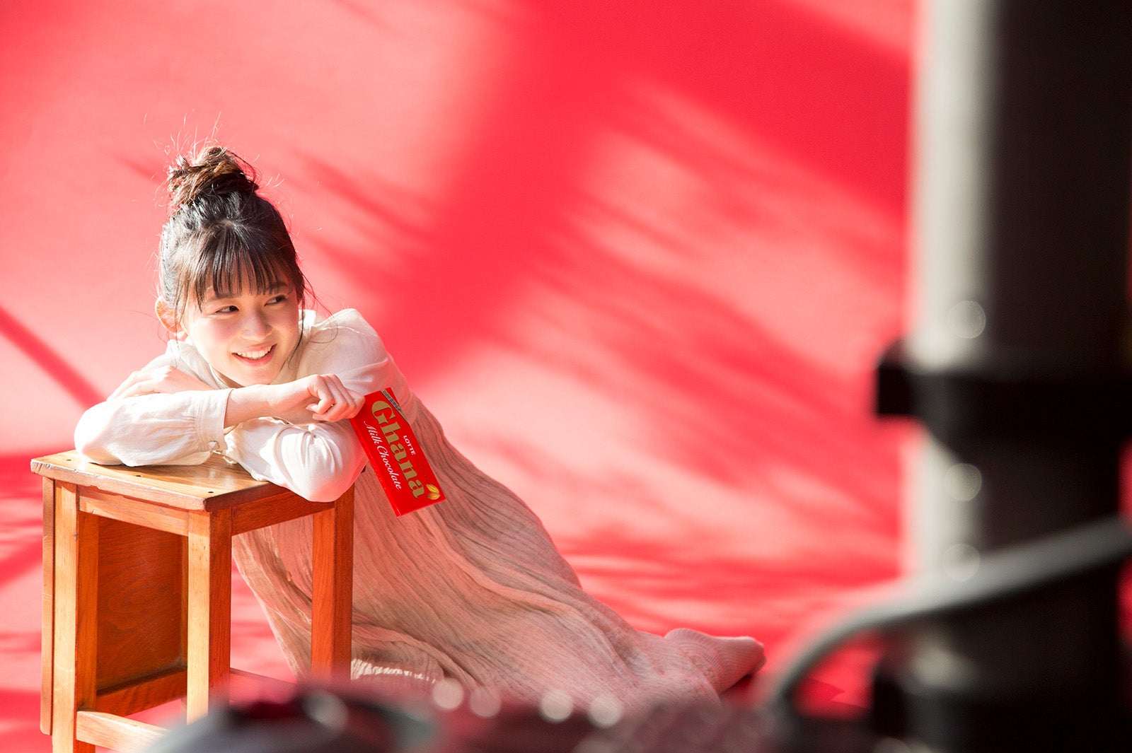 久間田琳加／新CMメイキングカット（提供画像）