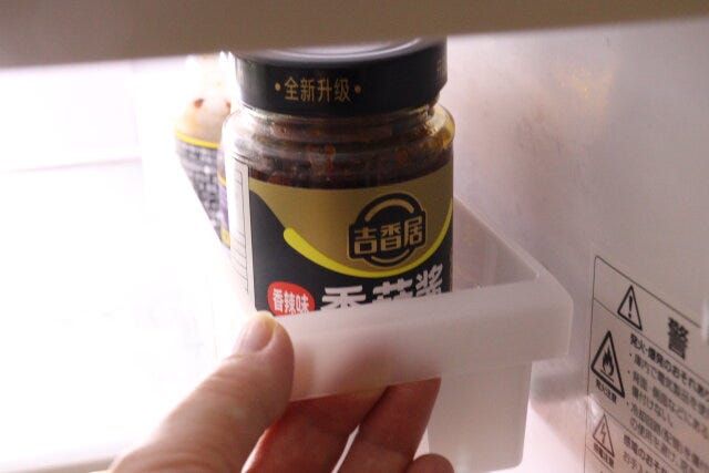 引き出せる冷蔵庫ストッカーレギュラー　使用例