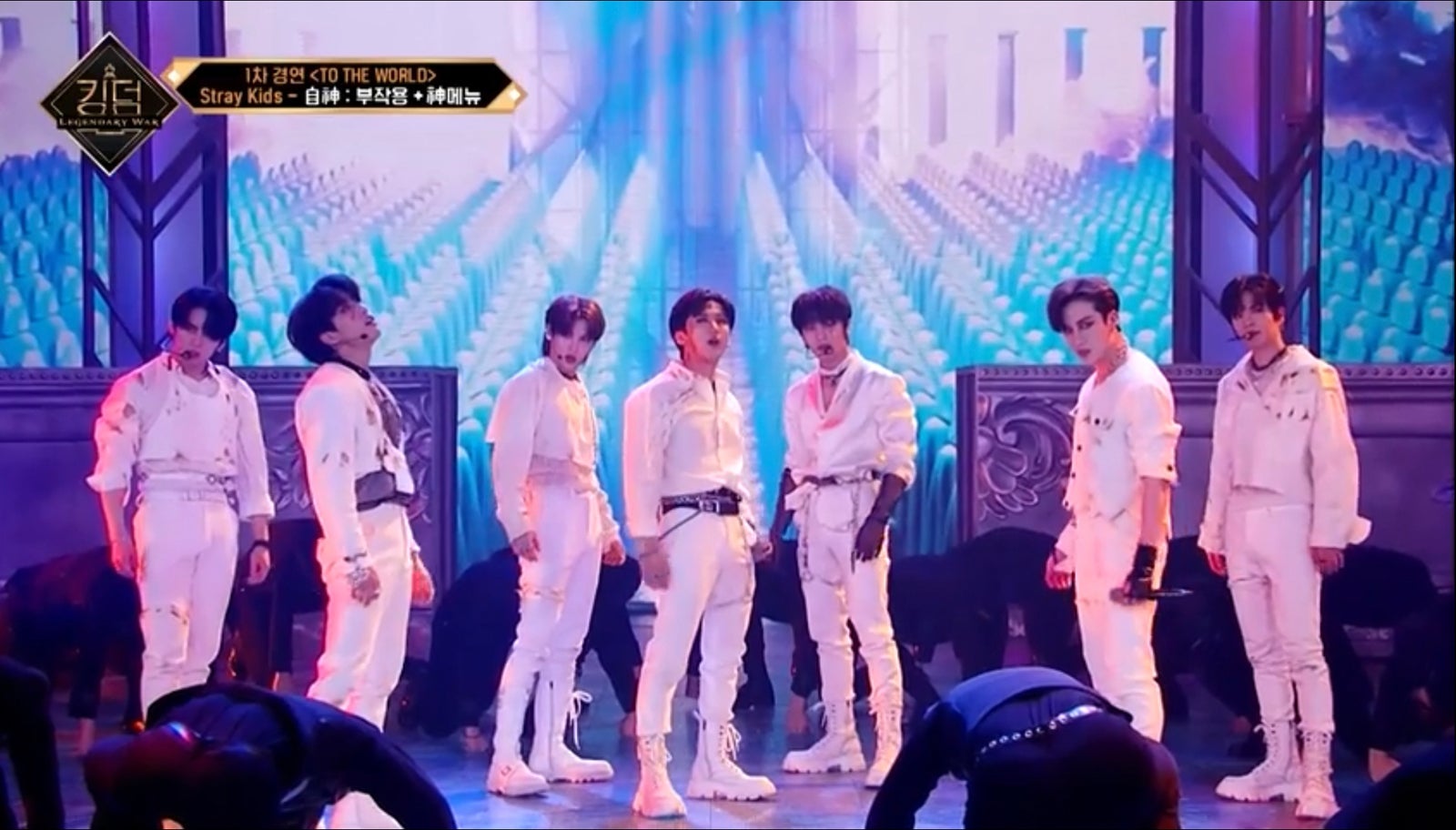 Stray Kids「「KINGDOM：LEGENDARY WAR」3話より（C）AbemaTV, Inc.