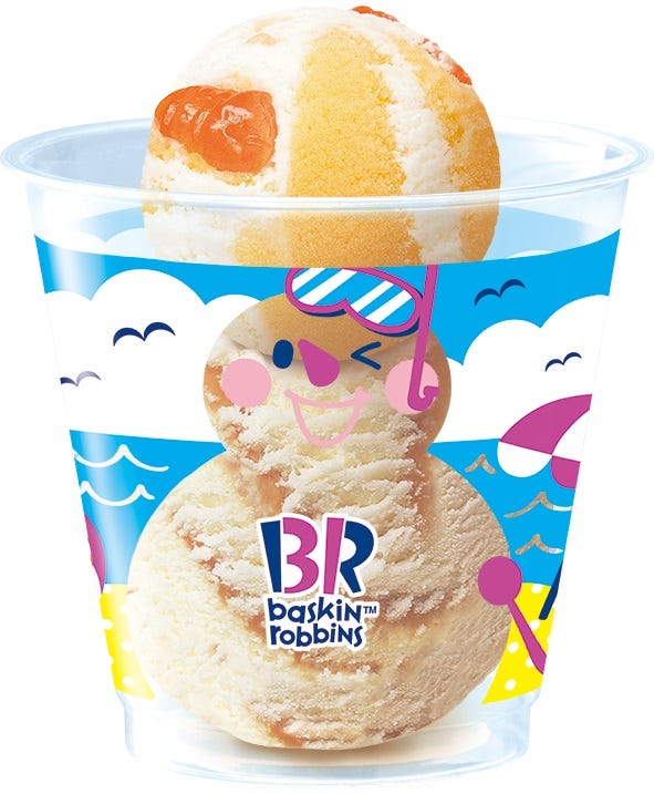 真夏の雪だるま大作戦!イメージ/画像提供:B‐R サーティワン アイスクリーム
