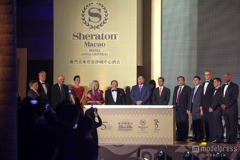 「シェラトン・マカオホテル・コタイセントラル」オープニングセレモニーの様子