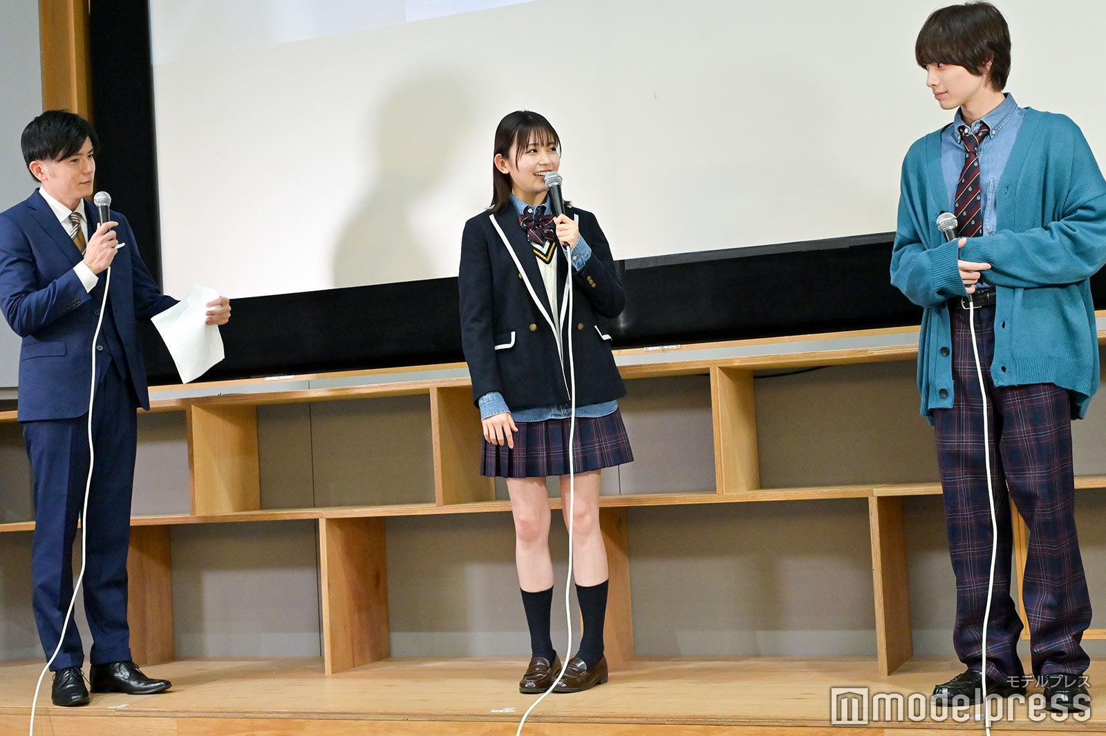 （左から）青木源太、久間田琳加、本田響矢 （C）モデルプレス