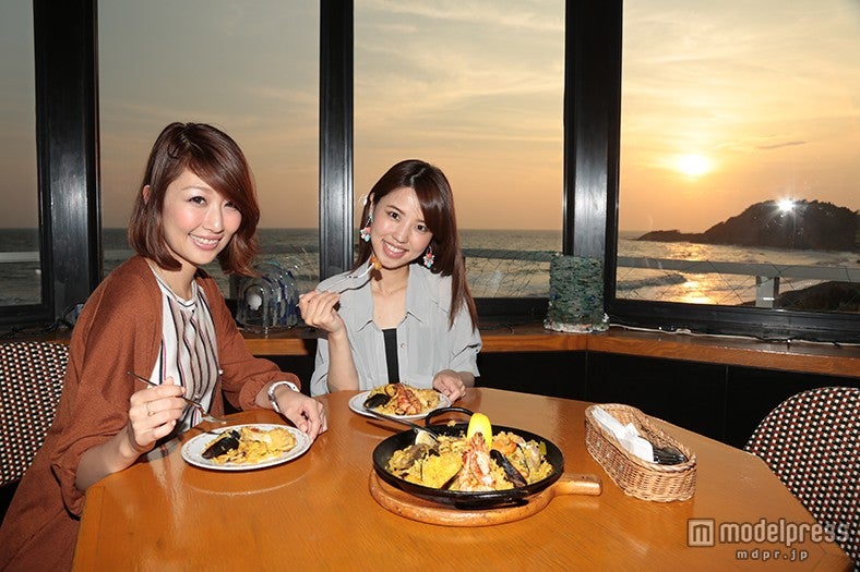 「PLAG SUD」は思わずみとれてしまうサンセットもごちそう