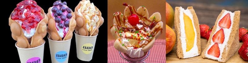 スイーツメニュー／画像提供：AATJ