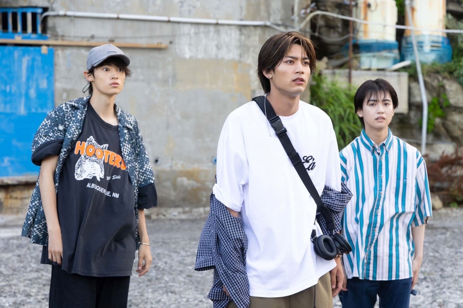 （左から）窪塚愛流、板垣瑞生、ゆうたろう（C）日本テレビ