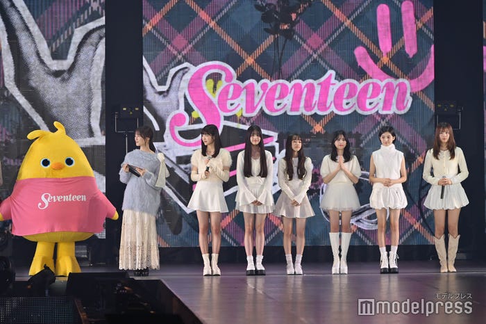 ゲルぴよ、小坂菜緒、原田花埜、川瀬翠子、岡本望来、梶原叶渚、佐々木満音、堀口真帆(C)モデルプレス