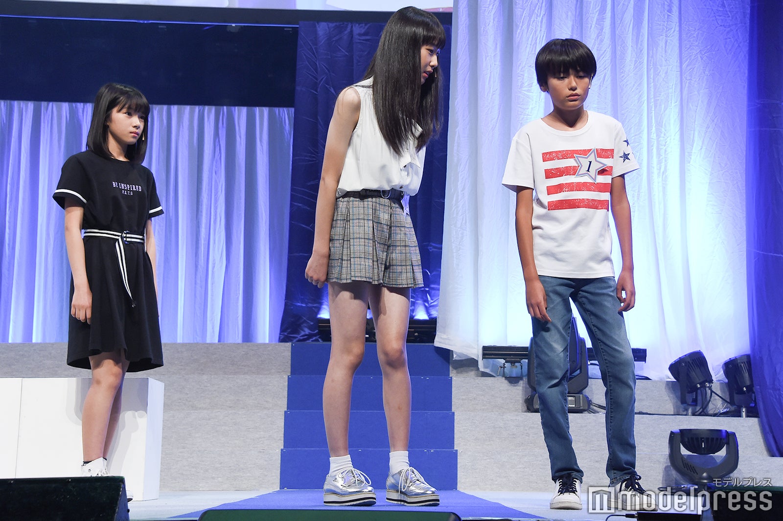 渡邉心結さん、山下森羅さん、楠たつやくん （C）モデルプレス