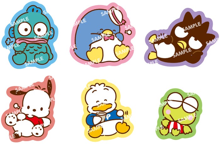 コラボ限定ピック(前半:全6種)イメージ(C)2025 SANRIO CO.,LTD.APPROVAL NO.L660170