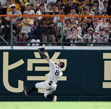 阪神・佐藤輝 走攻守で意地見せた 六回激走好捕が実らずも次戦への希望の光 藤川監督「それが実は一番重要」