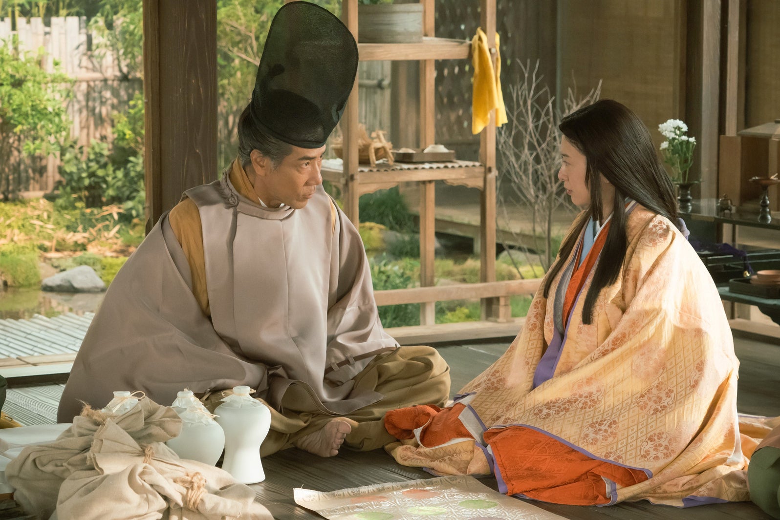 岸谷五朗、吉高由里子「光る君へ」第39話（C）NHK