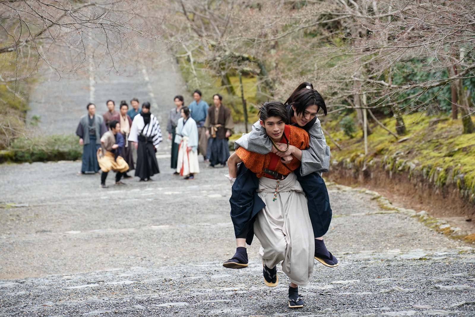 柊太朗、簡秀吉「君とゆきて咲く～新選組青春録～」第2話より（C）テレビ朝日