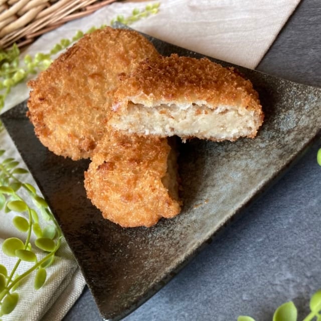 業務スーパーの牛すじコロッケの断面