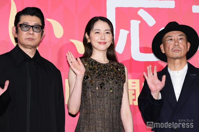 永瀬正敏、長澤まさみ、大森立嗣監督(C)モデルプレス