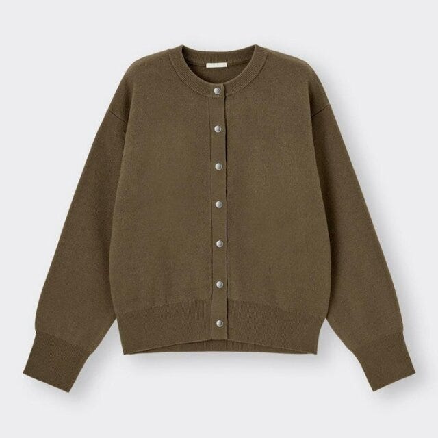 GU　新作　トップス　カーディガン