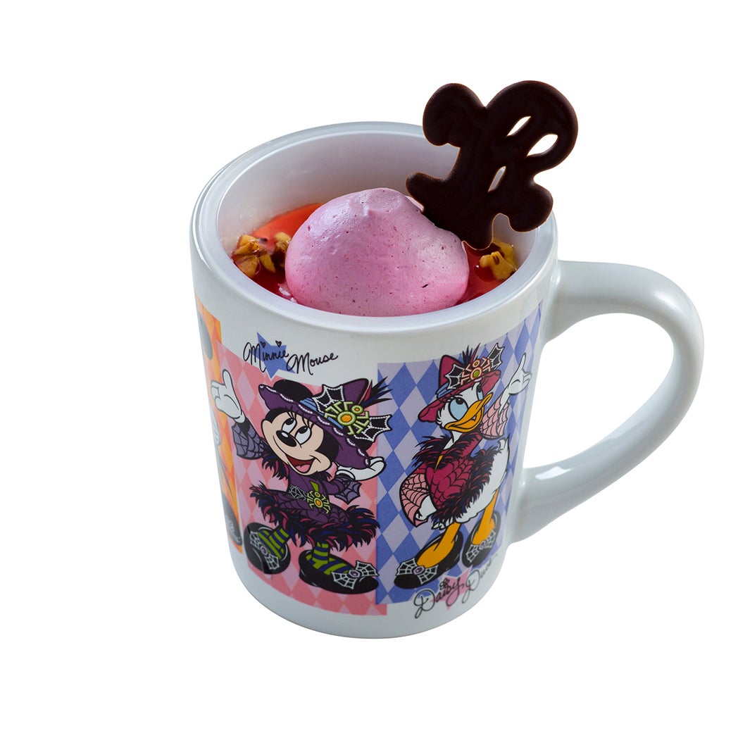オレンジムース&カシスゼリー、スーベニアカップ付き（750円）（C）Disney