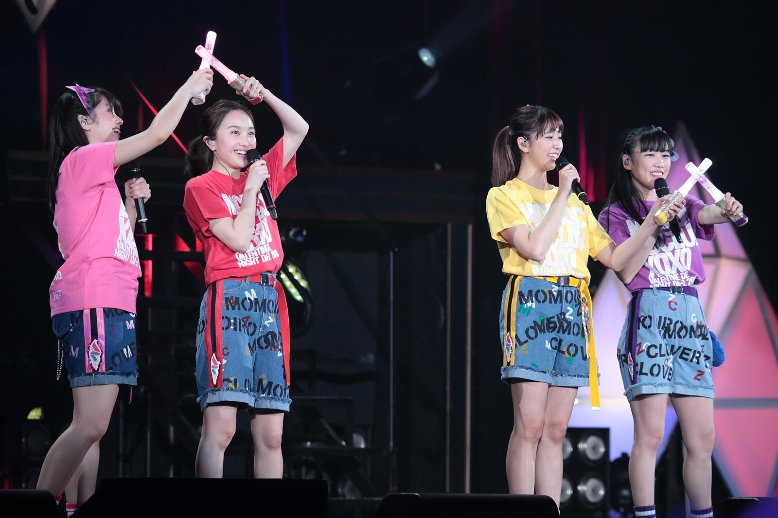 「ももいろクローバーZ ももクロくらぶxoxo バレンタイン DE NIGHT だ～Z！2018」より（画像提供：ニッポン放送）