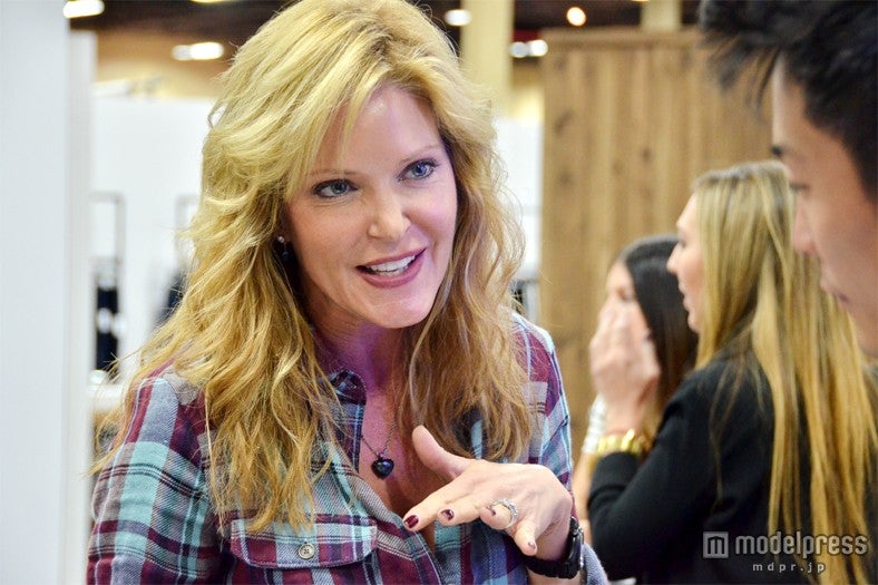 インタビューに応じてくれたデザイナーのペイジ／「PAIGE」（「MAGIC」2013S／Sにて）