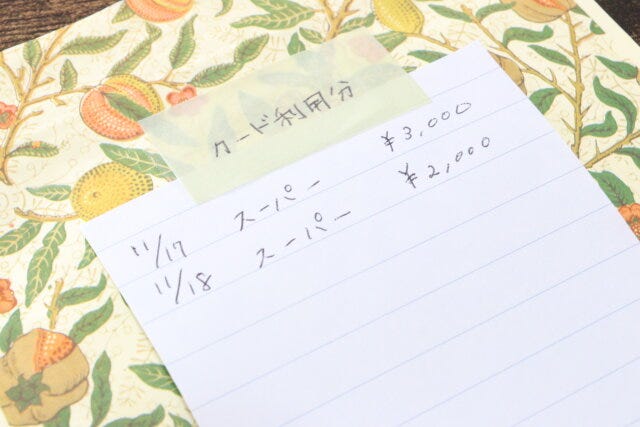 無印良品のカラーメモパッド