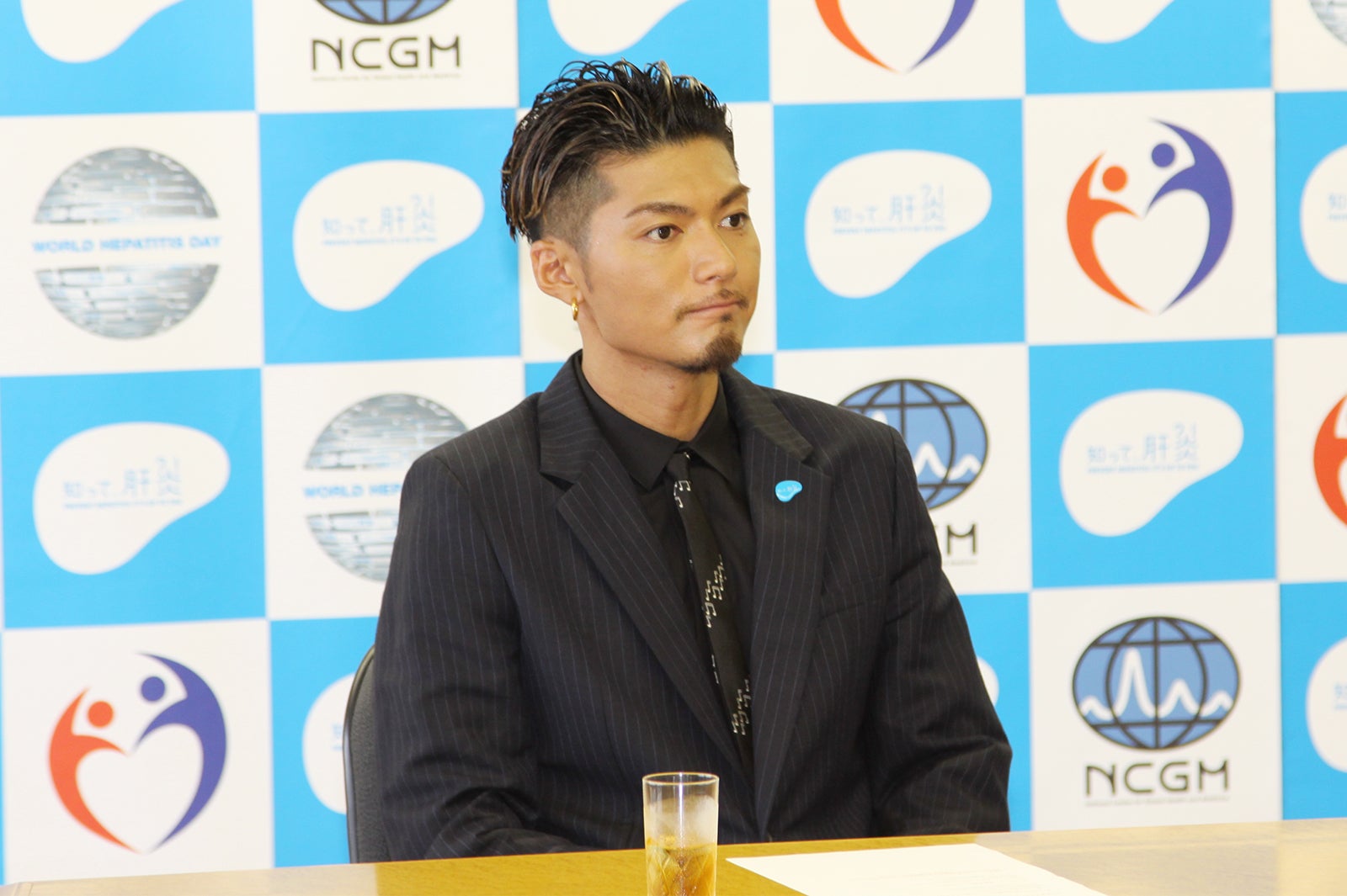 EXILE SHOKICHIが出席した「知って、肝炎プロジェクト」より（提供写真）