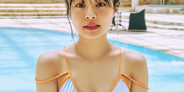 NGT48本間日陽、水着・ランジェリー姿で美バスト披露 アイドル最後の