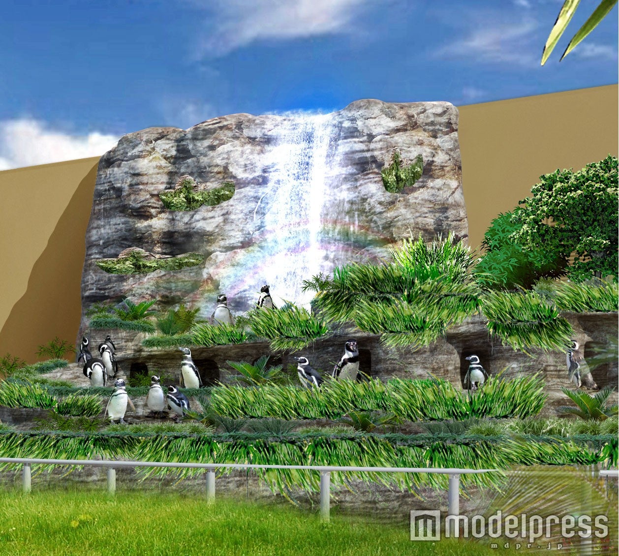 世界初「草原のペンギン」／画像提供：サンシャインシティ
