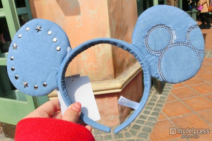 デニムカチューシャ(ミッキー)