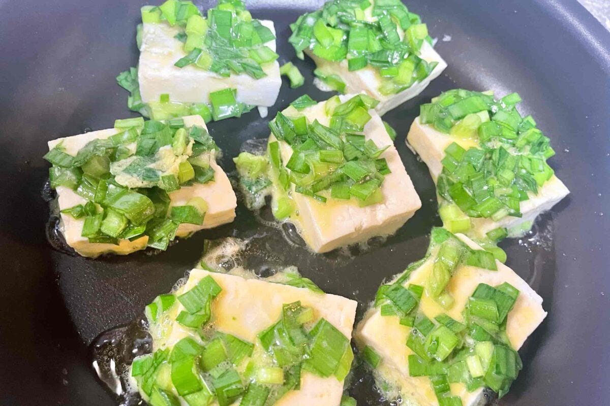 豆腐のピカタ