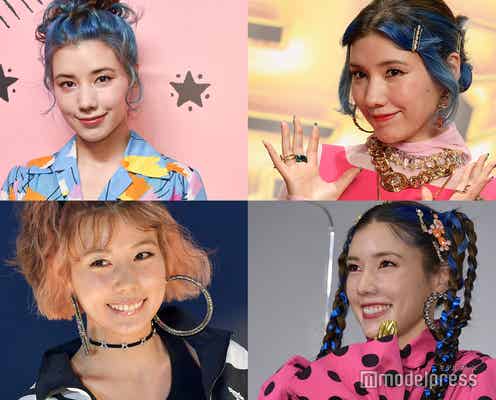 【仲里依紗のヘアスタイル遍歴】ブルー・ピンク・三つ編み…奇抜カラーも似合う理由