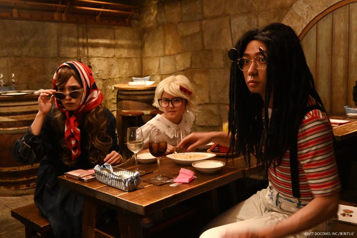 剛力彩芽、永瀬ゆずな、中村海人(C)NTT DOCOMO, INC./東海テレビ