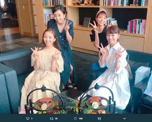 木南晴夏の結婚に姉・清香も喜び 相武紗季姉妹と“幼馴染会”で祝福