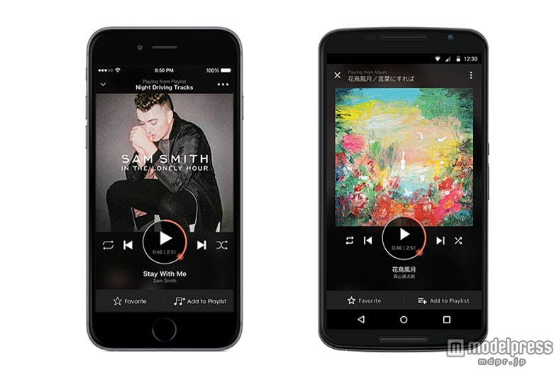 音楽を没頭して聴くのに最適なデザインと操作性