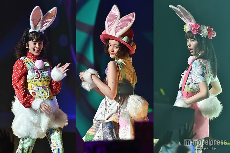 八木アリサ＆玉城ティナ＆emmaが“うさぎ3姉妹”に キュートな笑顔で魅了
