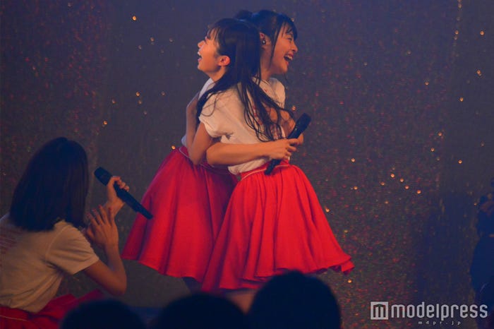 単独コン決定に喜ぶ中井りか&本間日陽「NGT48単独コンサート~未来はどこまで青空なのか?~」 (C)モデルプレス