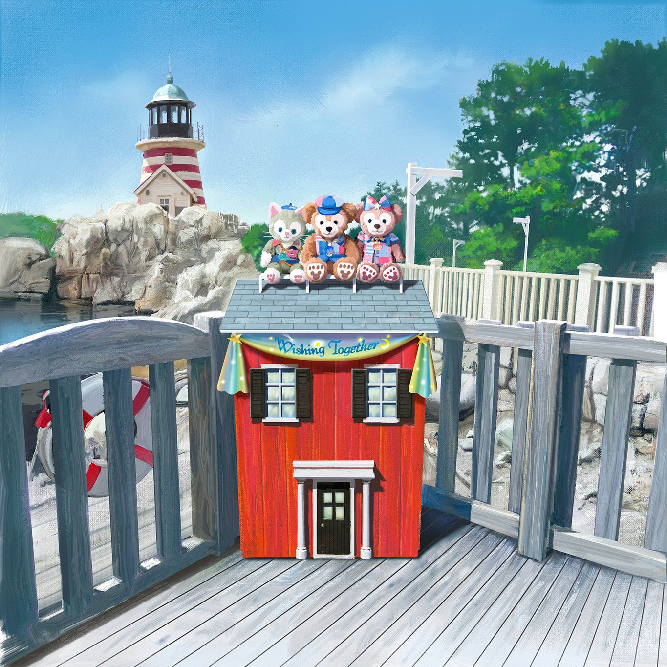 ケープコッド内のフォトポイント※イメージ（C）Disney