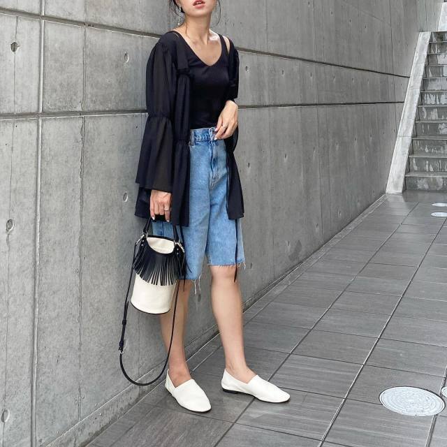 大人 デニムショートパンツ