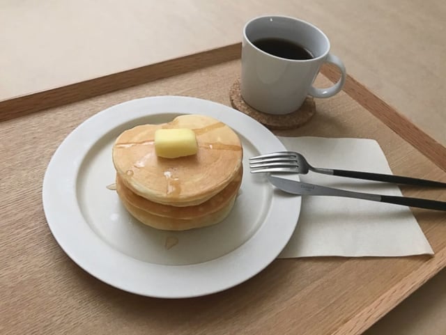 無印良品の米粉のパンケーキおやつ