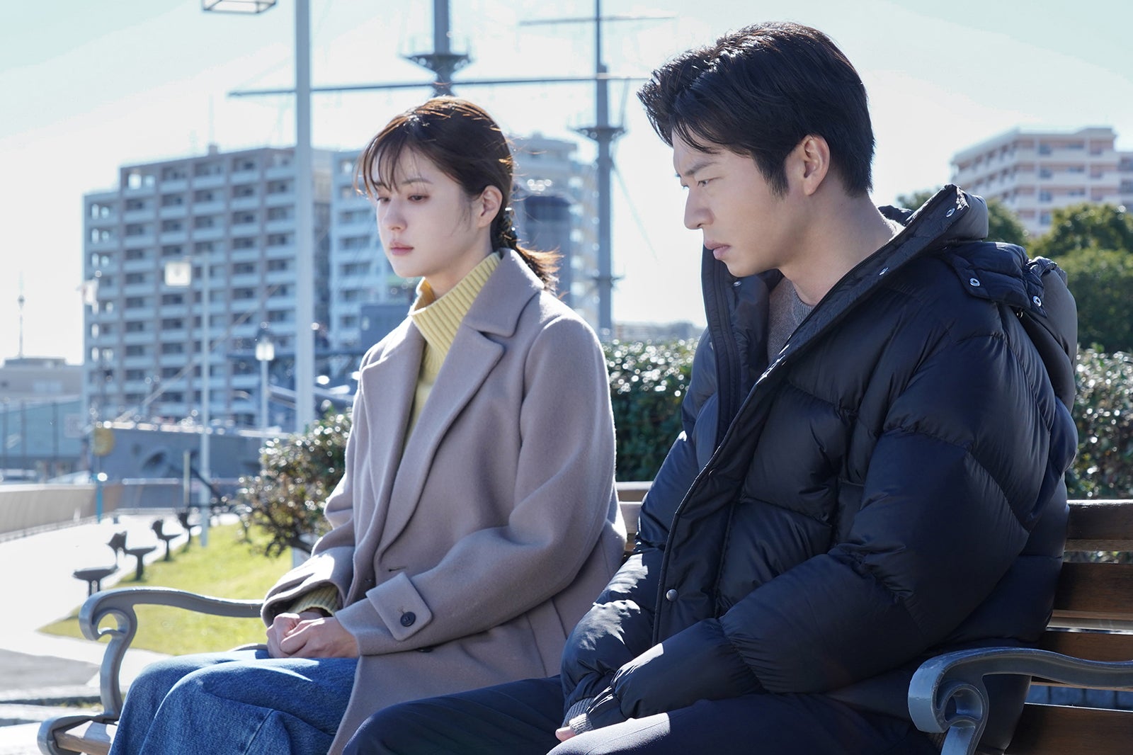 松本若菜、田中圭「わたしの宝物」第9話（C）フジテレビ