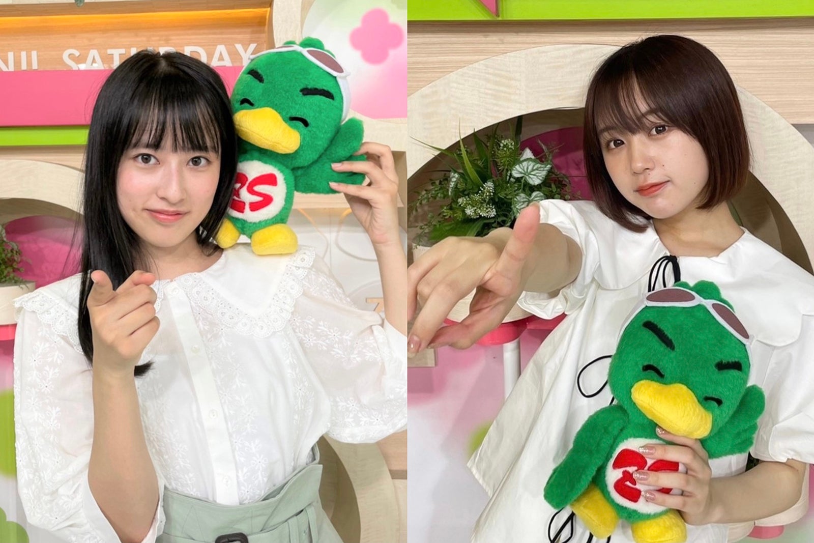 国本梨紗、なえなの （C）日本テレビ