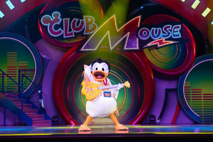 ロックスターに扮したドナルドダック/「クラブマウスビート」(C)Disney