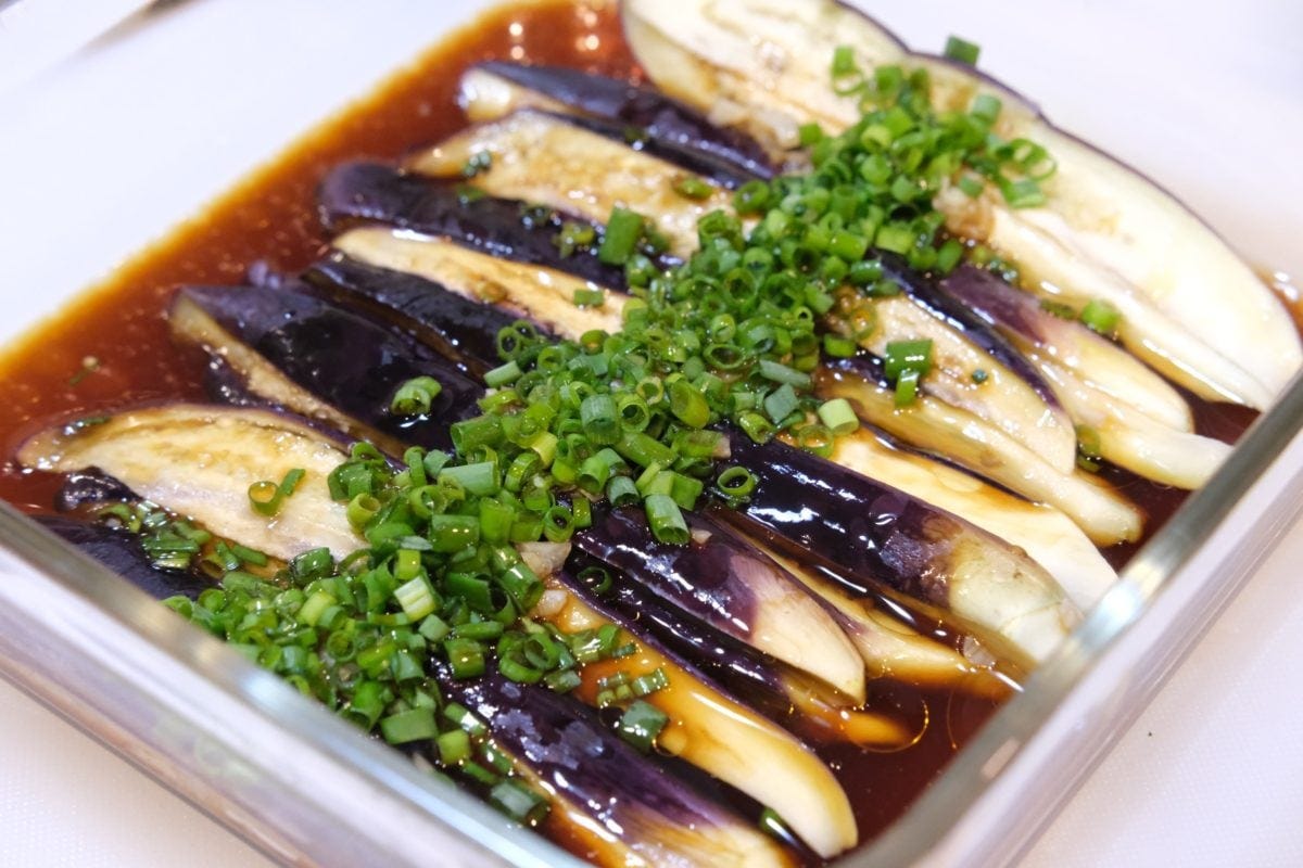 やみつき蒸し茄子